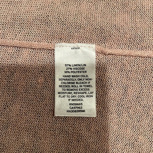 Halogen Linen Blend Long Cardigan - Picture 5 of 5
